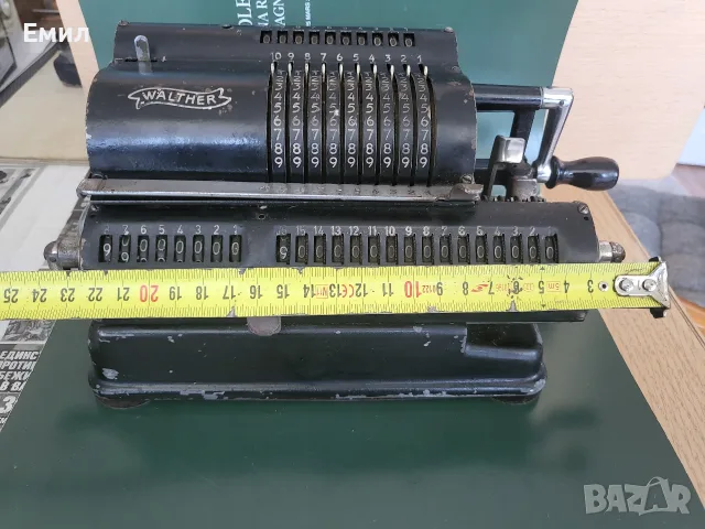 Антикварна сметачна машина WALTHER, снимка 5 - Колекции - 56637097