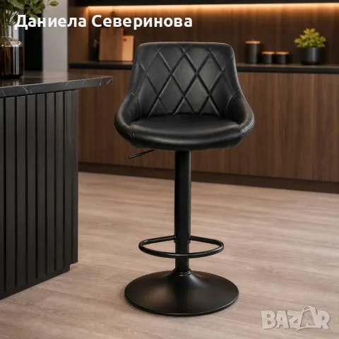 2 БРОЯ Бар столове с регулираща височина 