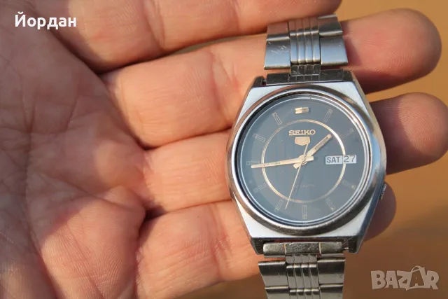Мъжки часовник ''Seiko 5'' автоматичен, снимка 2 - Мъжки - 56568955