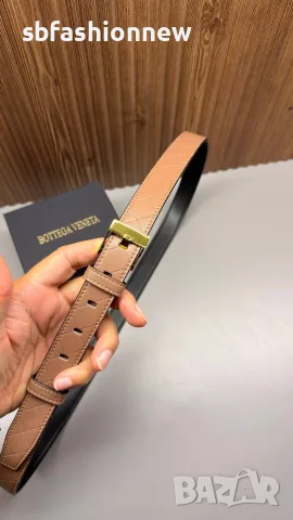 💎Bottega Veneta💎 колан естествена кожа, снимка 3 - Колани - 56588344