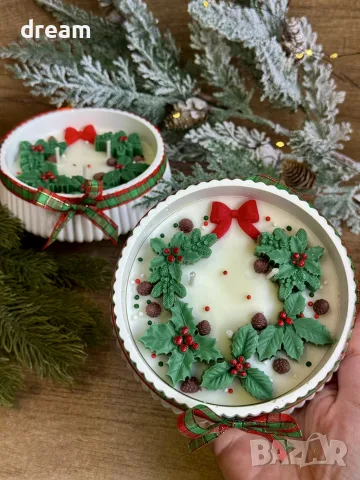 коледна ароматна свещ