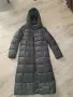 Дълго зимно яке тип пухенка с качулка, снимка 1