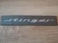 сребрист надпис Kia Stinger малък размер, снимка 4