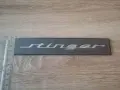 сребрист надпис Kia Stinger малък размер, снимка 3