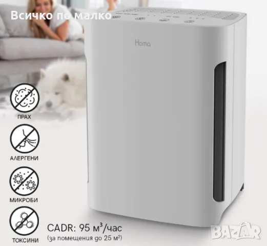 Въздухопречиствател, HOMA HZ25UVI