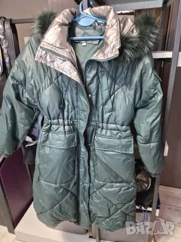 Зимно дълго яке, снимка 2 - Якета - 56552691