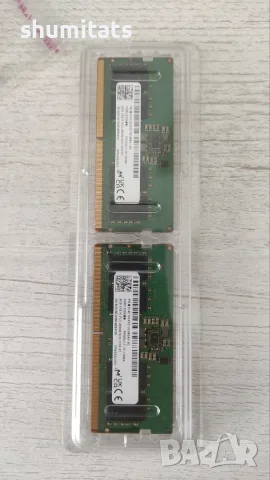 RAM DDR5 Sodimm 2X8gb PC5-4800B MICRON за лаптоп