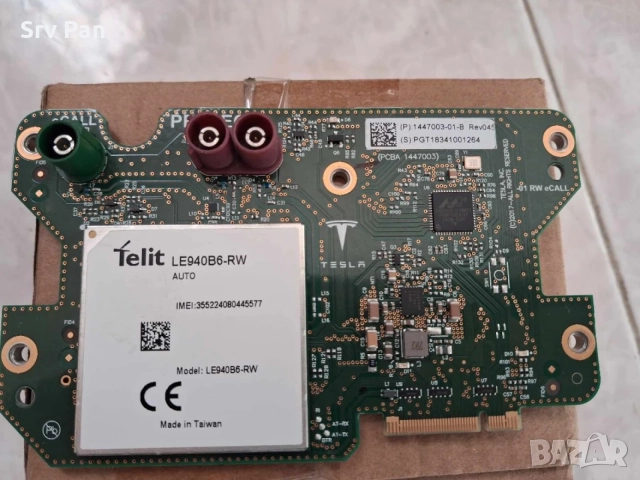 Tesla 3 и Y Европейски модем Telit LE940B6-RW