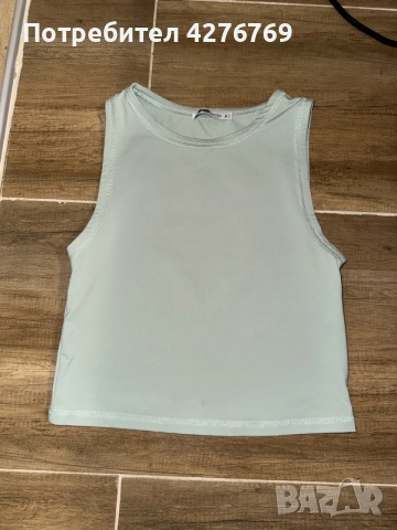 H&M черна дънкена пола + подарък топ, снимка 5 - Поли - 56682896
