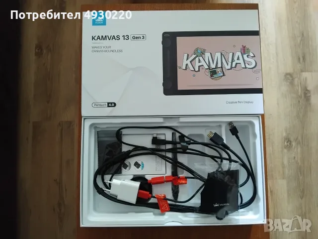 Продавам Графичен таблет HUION Kamvas Pro 13, снимка 5 - Таблети - 56596066