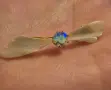 Винтидж брошка във формата на пеперуда, снимка 5