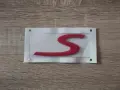 червена емблема Porsche S голям размер, снимка 4