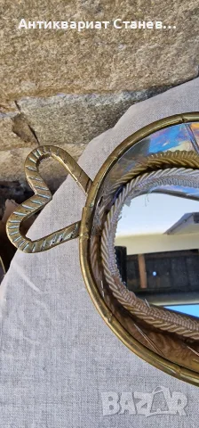 2 в 1 месингова лампа и кашпа, снимка 5 - Настолни лампи - 56713871