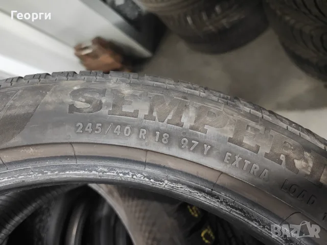 2бр.летни гуми 245/40/18 Semperit, снимка 5 - Гуми и джанти - 56746756
