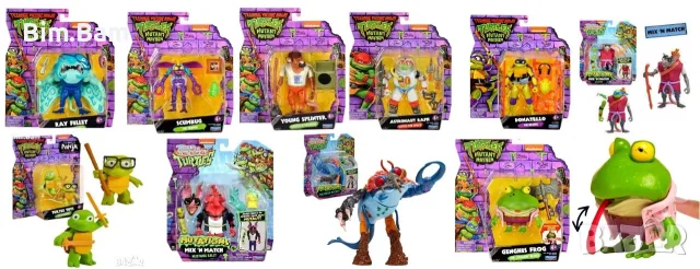 Оригинална eкшън фигурка Костенурките Нинджа TMNT Mutant Mayhem - най-различни модели