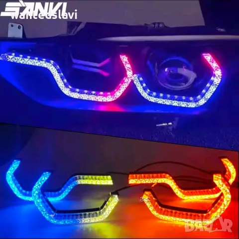 WRGB Crystal Angel Eyes BMW Енджъли за BMW F серия