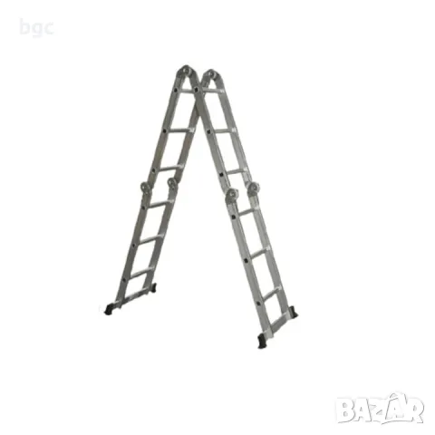  Стълба Smart Storage 6613, Мултифункционална, Алуминий, 3 стъпала, 4 секции, 150 кг