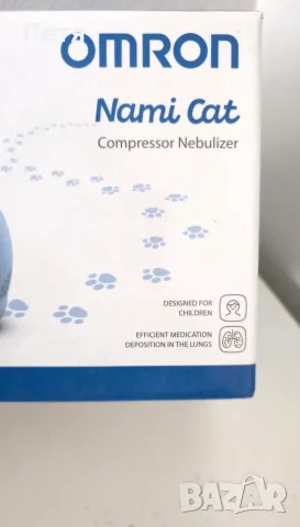 Компресорен инхалатор Omron Nami Cat, снимка 8 - Други - 56610618