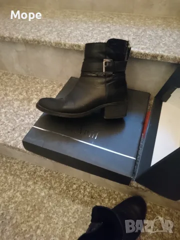 Ежедневни черни дамски боти  GiAnni, снимка 5 - Дамски боти - 56736220