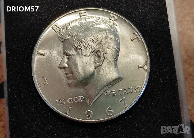 Монета САЩ (Сребро) 1/2 долар [1967] 