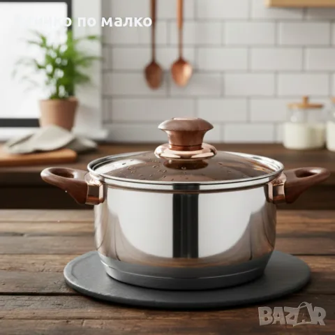 Комплект съдове за готвене, снимка 5 - Съдове за готвене - 56718826