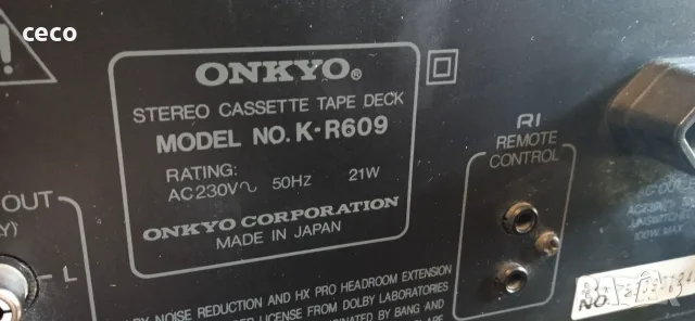 Onkyo casete deck, снимка 2 - Декове - 56634547