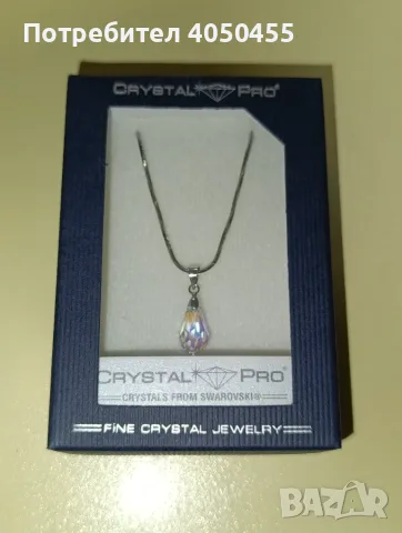 Чисто ново колие с кристал Swarovski Crystal Pro