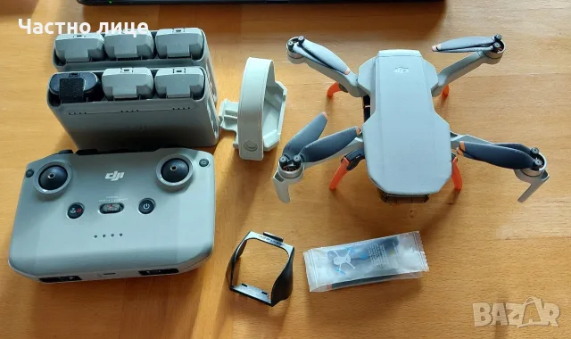 Продавам дрон DJI MIni 2 fly more combo +, 6 батерии