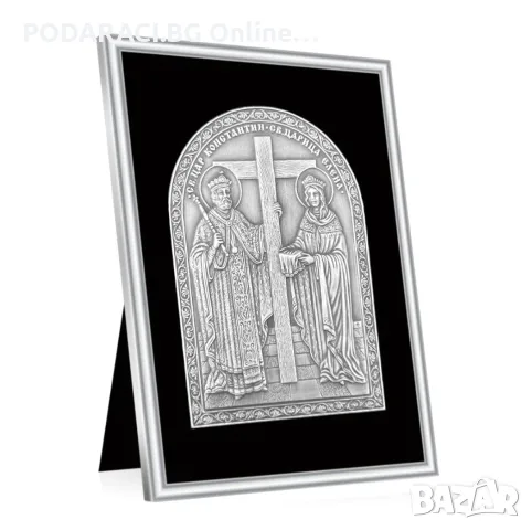 Св. Константин и Св. Елена, снимка 2 - Икони - 56735483