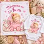 Кърпа за бебешка погача / месал за момиче, снимка 8