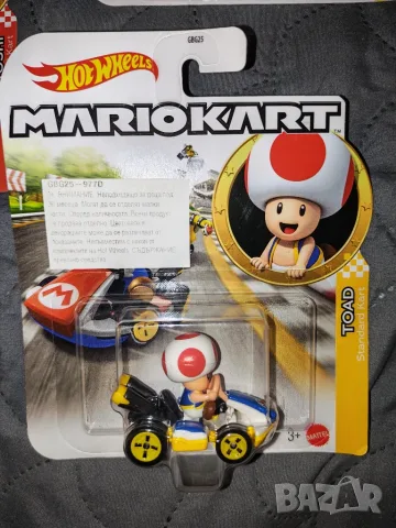 комплект Hot Wheels Mario Kart, снимка 4 - Колекции - 56632783