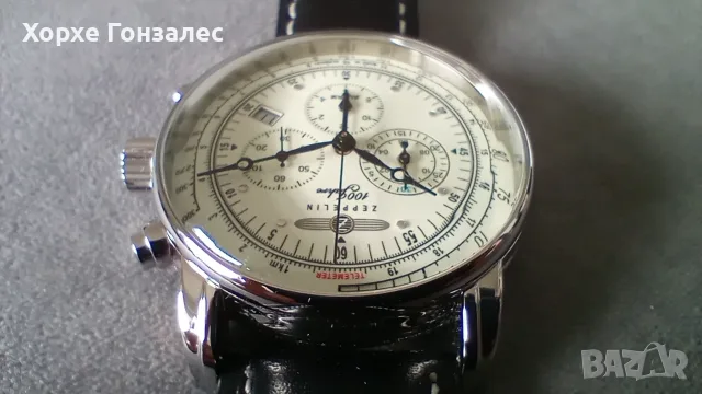 Zeppelin Chronograph Alarm 43mm , снимка 4 - Мъжки - 56718787