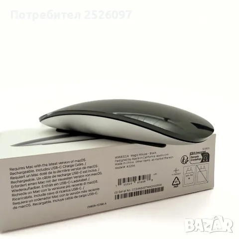 Apple Magic Mouse (USB-C) - Black Multi-Touch Surface, снимка 4 - Клавиатури и мишки - 56582778