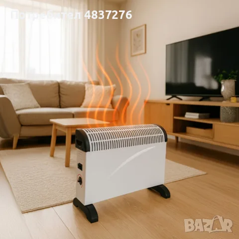 Електрически конвектор 2000 W с термостат