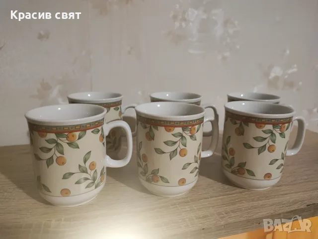 Порцеланови чаши 6 броя, снимка 5 - Чаши - 56710514