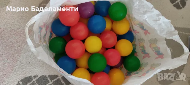 Пластмасови топки за сух басейн с диаметър 7 см