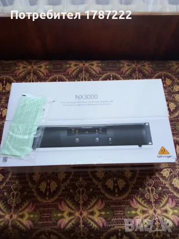 Усилвател-Крайно стъпало -Behringer NX3000., снимка 3 - Ресийвъри, усилватели, смесителни пултове - 56589564