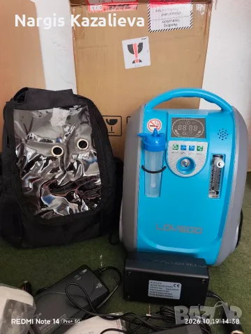 Кислороден концентратор Lovego LG-101, снимка 3 - Медицинска апаратура - 56566196