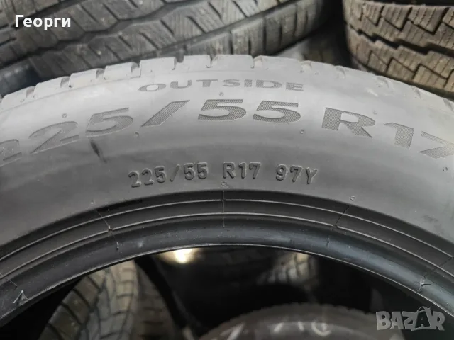4бр.летни гуми 225/55/17 Pirelli, снимка 3 - Гуми и джанти - 56626902