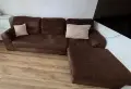Ъглов диван с функция сън, снимка 1