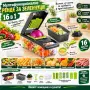 Мултифункционално ренде за зеленчуци 16 части, снимка 1