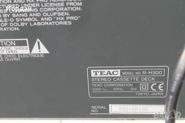 Касетен дек Teac R-H 300, снимка 8 - Декове - 56599391