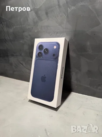 НЕРАЗПЕЧАТАН! Iphone 17 Pro Blue + 2г гаранция, снимка 2 - Apple iPhone - 56567454