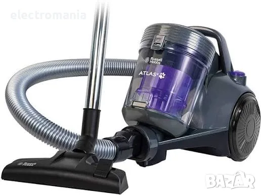 ЧИСТО НОВА!!! Прахосмукачка с контейнер Russel Hobbs Atlas 2 Pet