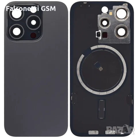 Заден капак за iPhone 15 Pro Max – Оборудван AAA+ – Черен