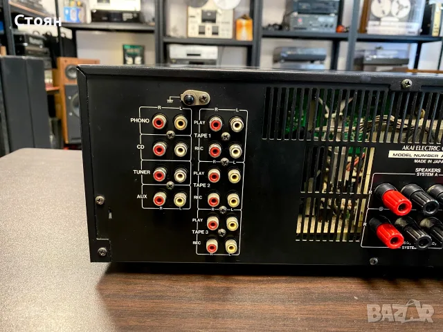 Vintage усилвател Akai, снимка 7 - Ресийвъри, усилватели, смесителни пултове - 56595903