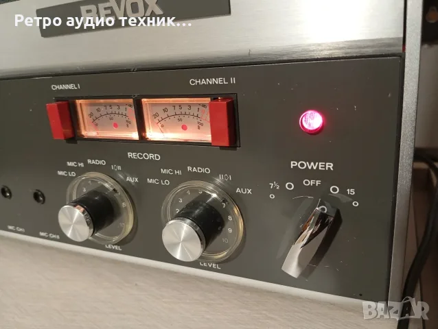 REVOX A77 mkll speed 19/38, снимка 2 - Декове - 56556252