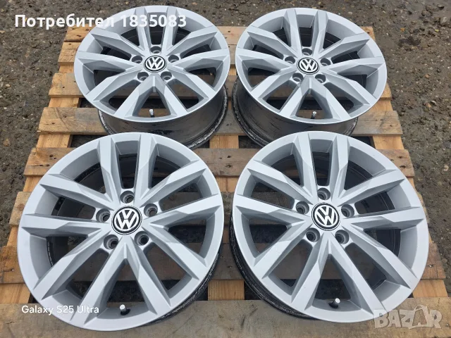 Лети джанти 16ки 5х112 VW, снимка 2 - Гуми и джанти - 56709308