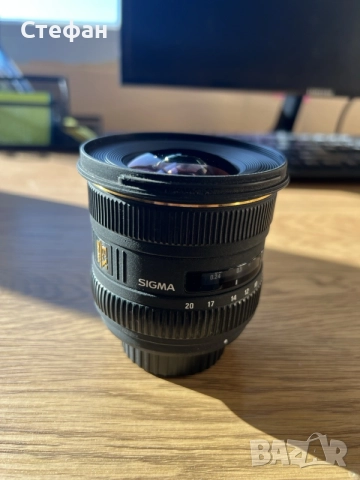 Обектив Sigma 10-20mm ултраширокоъгълен, снимка 2 - Обективи и филтри - 56552721