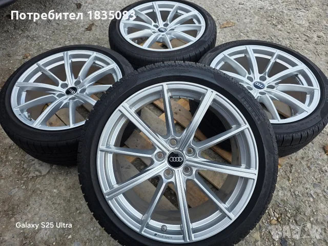 Лети джанти 19ки 5х112 Audi Sport RS + зимни гуми 235/40/19 Pirelli